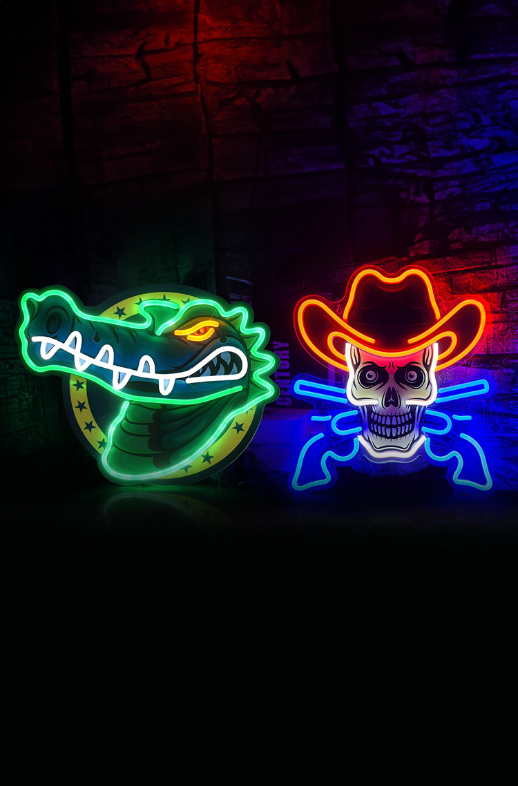 Custom UV Printed Neon Signs Personalized LED Light Sign