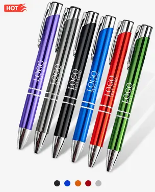 Retractable metal bulk custom pens