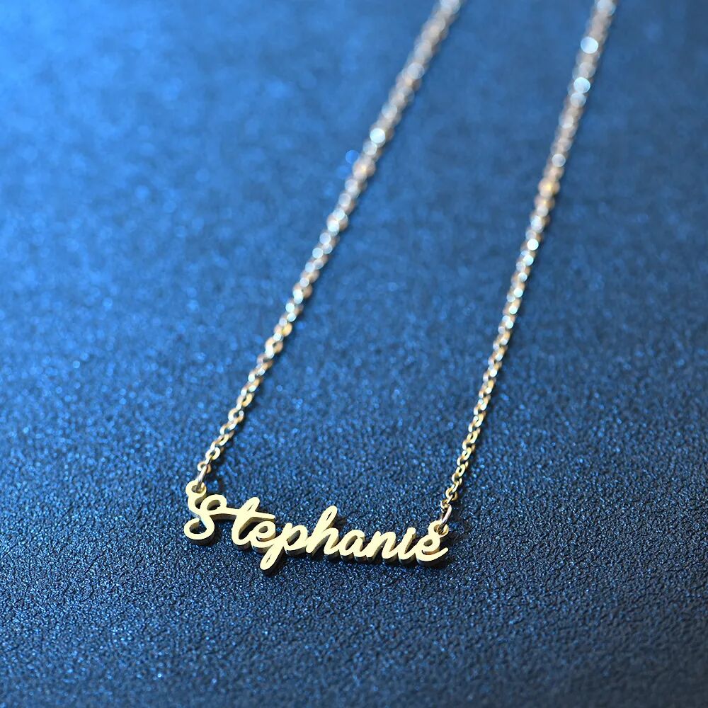 name necklaces gold