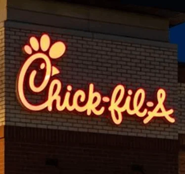 Beleuchtete Mini-Buchstabenschilder aus Acryl für Unternehmen