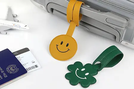 Custom Leather Luggage Tags