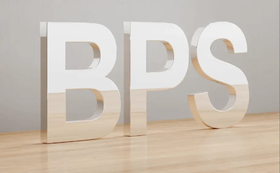 Hergestellte Metallbuchstaben im Spiegelstil