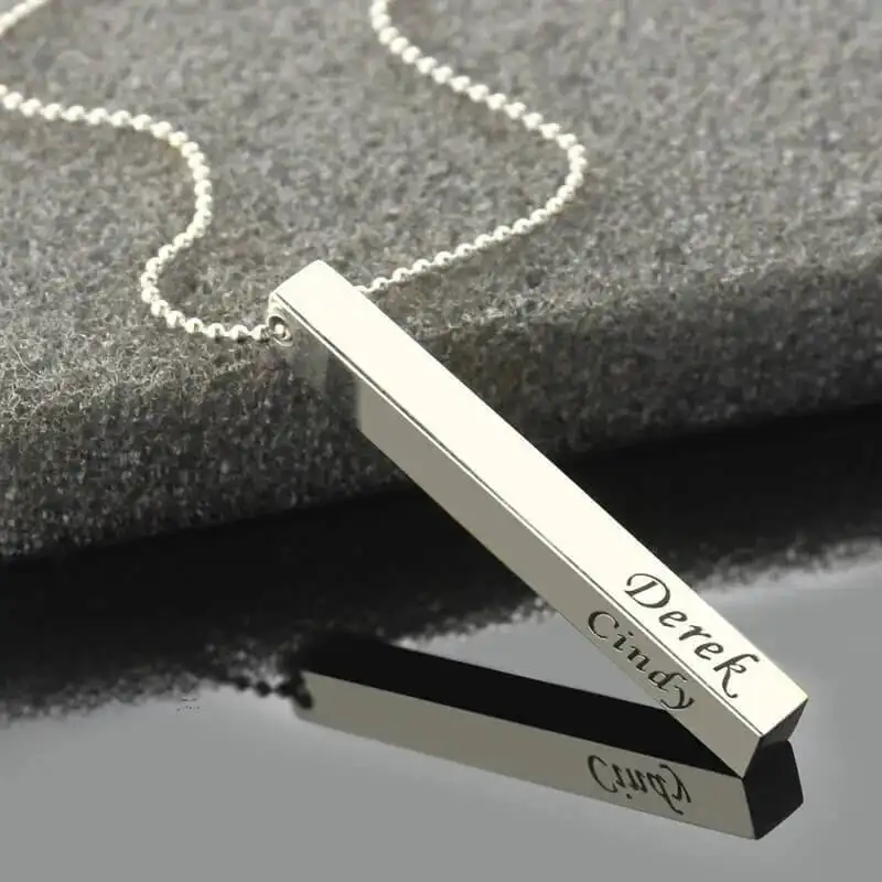 silver name necklace for men silver name necklace for men