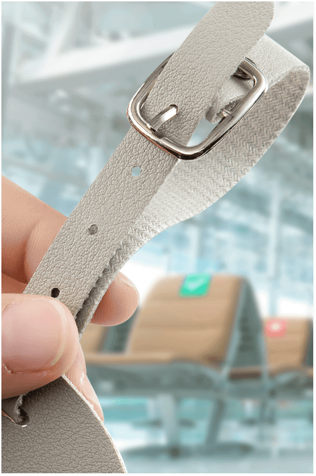 Leather Luggage Tags with Strong Straps