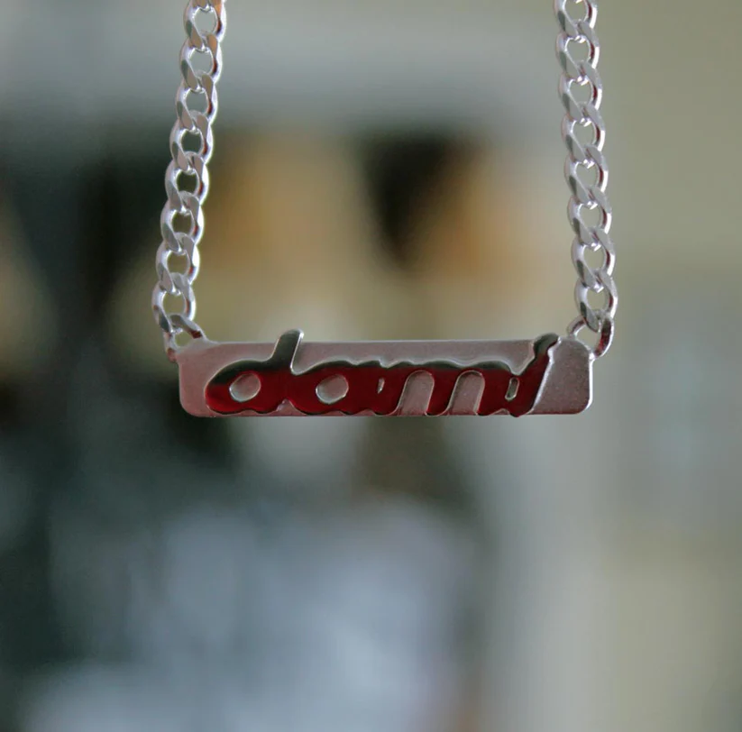 Custom Sliver Name Necklace 