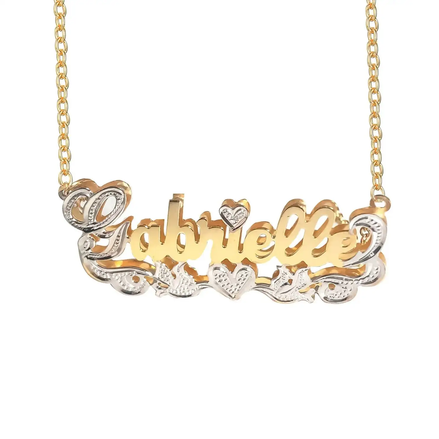 Custom Gold Name Necklace Custom Gold Name Necklace