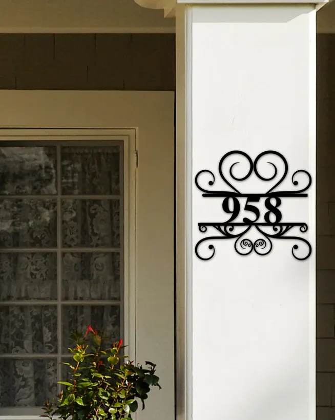 metal address signs metal address signs