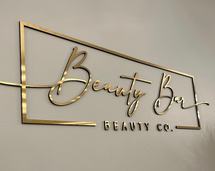 metal signs for business beauty bar metal signs for business beauty bar