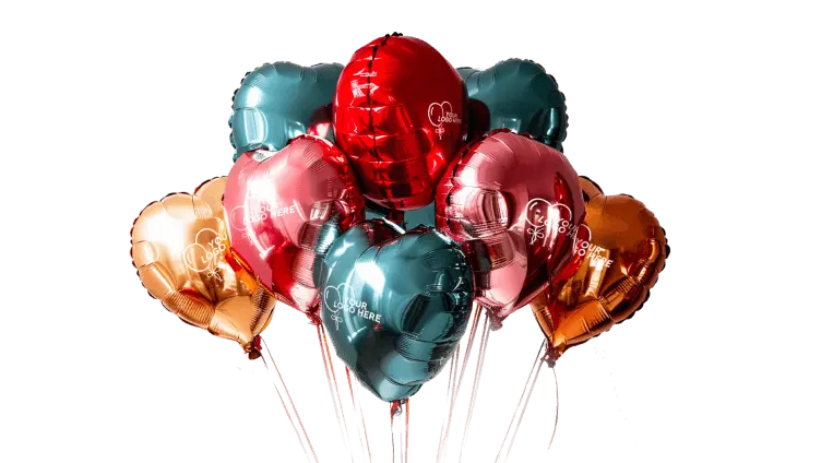 Heart foil balloons Heart foil balloons