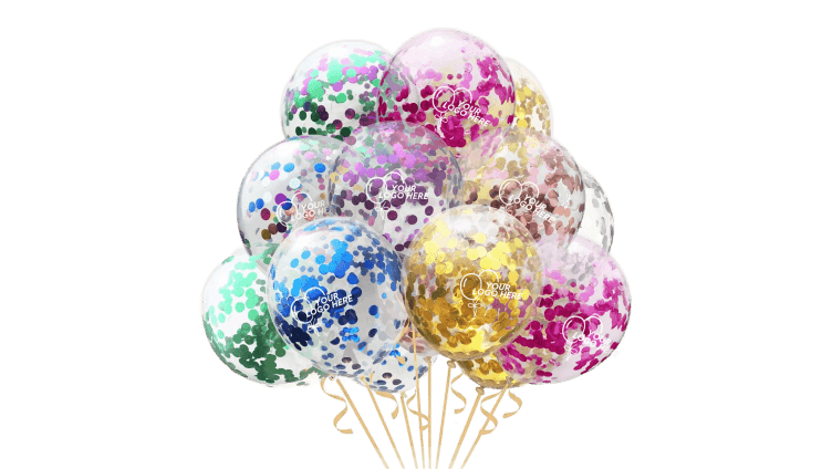 Confetti balloons