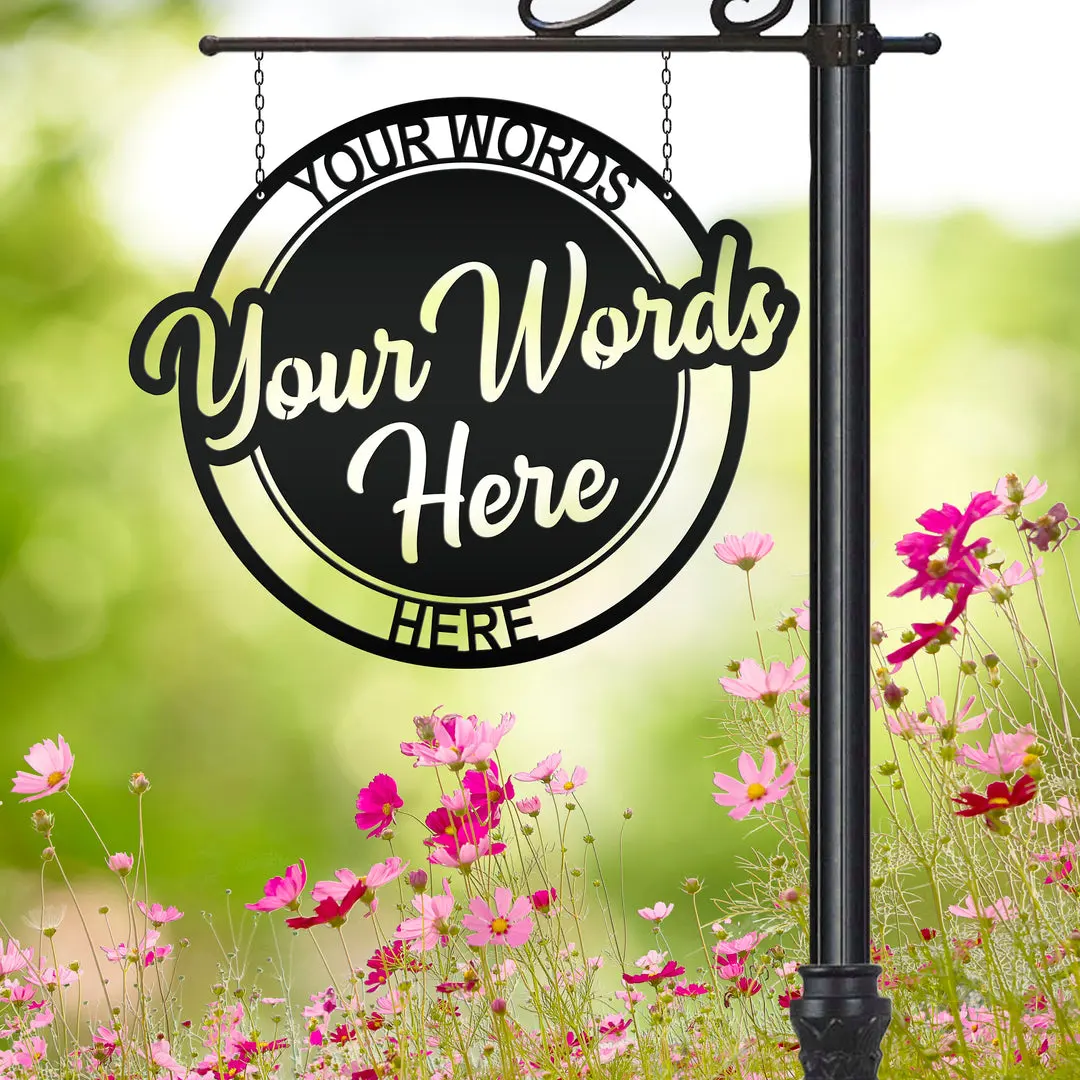 Outdoor metal signs custom Outdoor metal signs custom