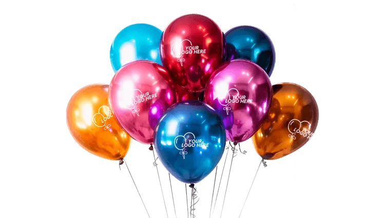 Metallic latex balloons Metallic latex balloons