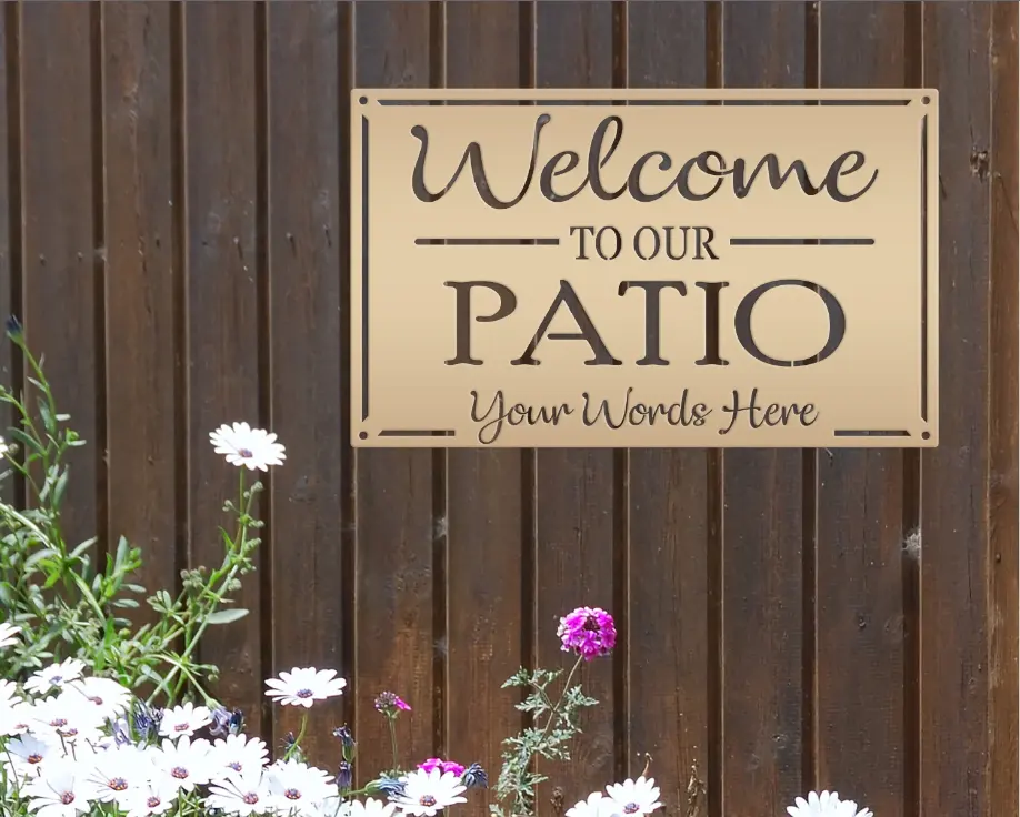 customizable metal sign customizable metal sign