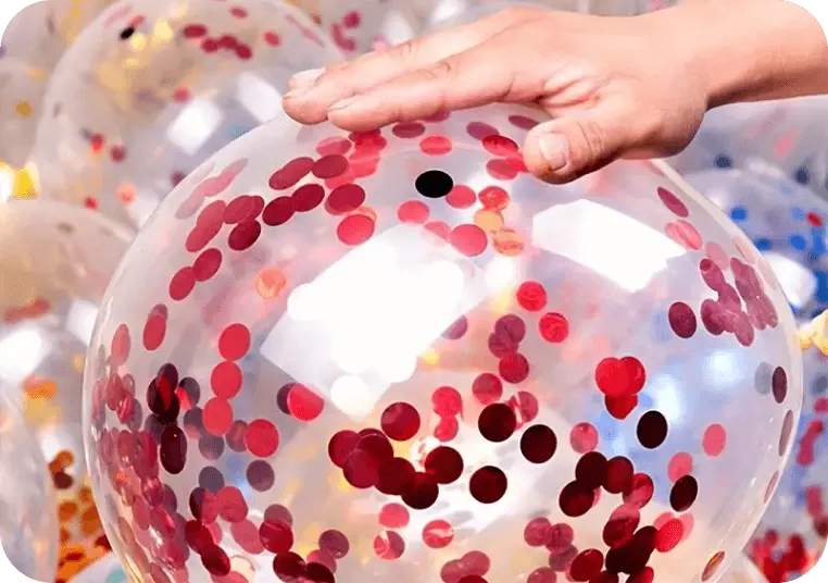 High-quality confetti balloons High-quality confetti balloons