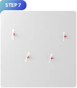 3M Command Strips Kit Installation Step 7