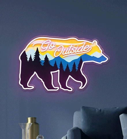 uv print & RGB 7 colors neon light uv print & RGB 7 colors neon light