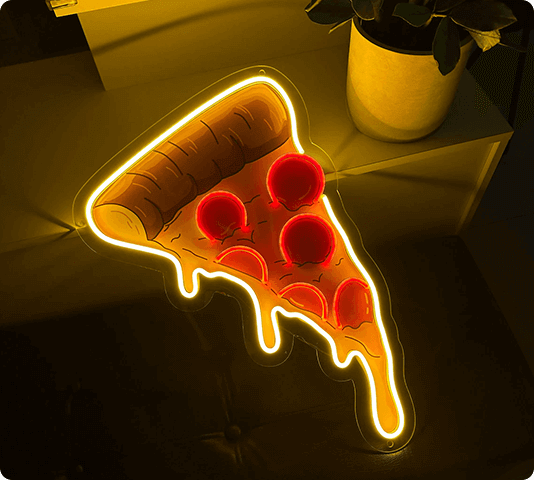 custom uv printed neon sign