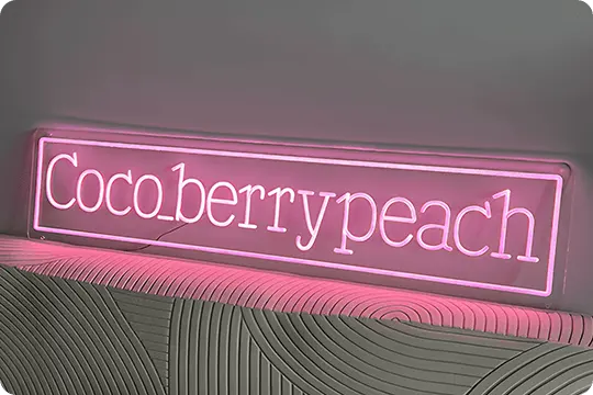 Business neon sign
