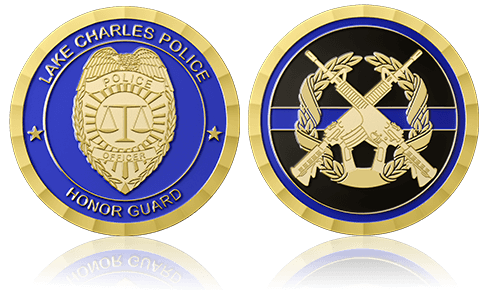 Lake Charles Police Custom Coins