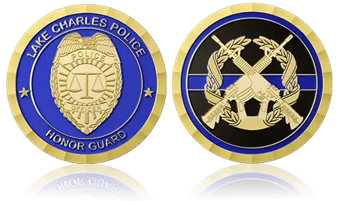 Lake Charles Police Custom Coins