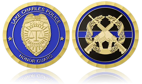 Lake Charles Police Custom Coins