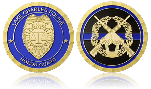 Lake Charles Police Custom Coins
