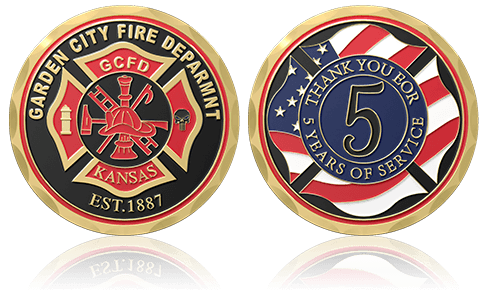 Fire Department Coins Custom
