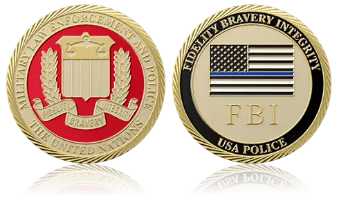 FBI Custom Military Challenge Coin
