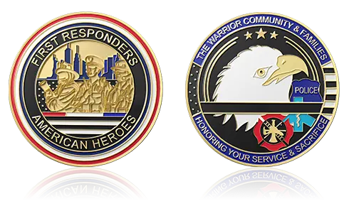 American Hero Custom Challenge Coins American Hero Custom Challenge Coins