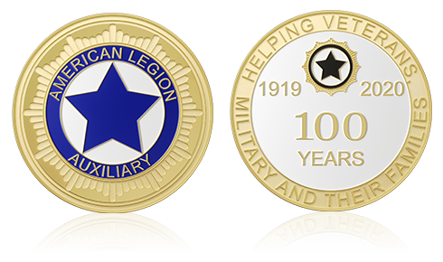 Auxiliary Custom Challenge Coins