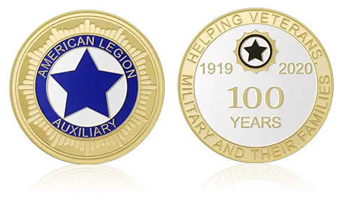 Auxiliary Custom Challenge Coins