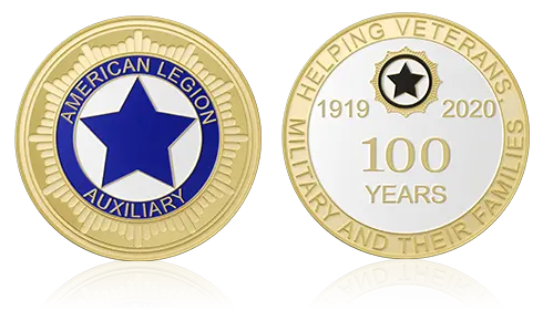 Auxiliary Custom Challenge Coins Auxiliary Custom Challenge Coins