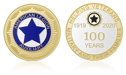 Auxiliary Custom Challenge Coins