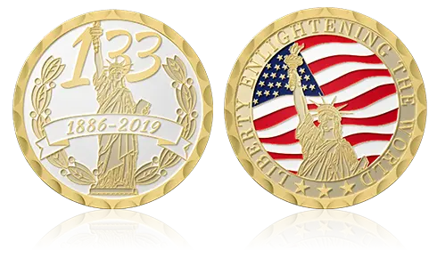 Liberty Enlightening The World Custom Coins Liberty Enlightening The World Custom Coins
