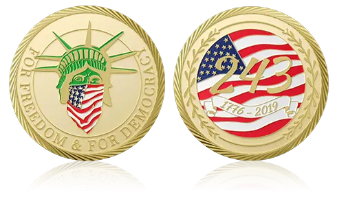 243 Anniversary Custom Military Challenge Coins 243 Anniversary Custom Military Challenge Coins