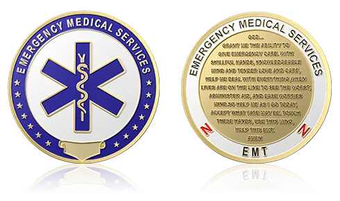 Custom Emergency Medical Services Coin
