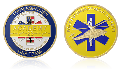 Custom Emergency Medical Services Coins