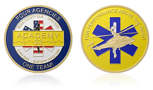 Custom Emergency Medical Services Coins