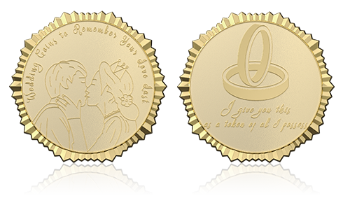 Wedding Challenge Custom Coins