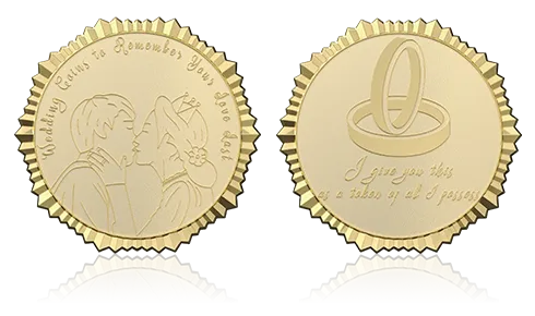 Wedding Challenge Custom Coins