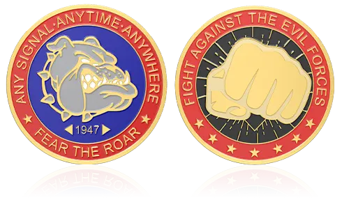 Fight Against The Evil Forces Custom Coins Fight Against The Evil Forces Custom Coins