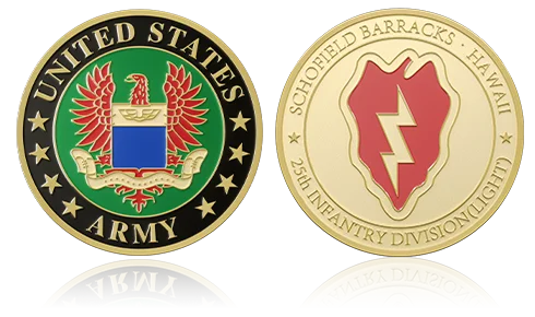 Schofield Barracks Custom Challenge Coins