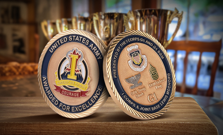 custom award challenge coins online