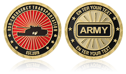 Front Line Transport Custom Military Coins