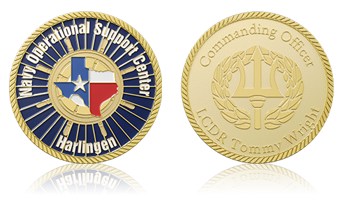 Custom Navy Operational Coins