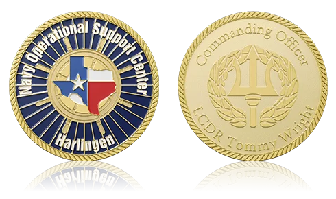 Custom Navy Operational Coins