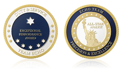 ECHO Team Award Coins