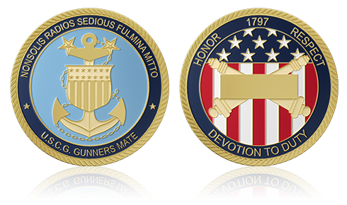 USCG Gunners Mate Custom Coins