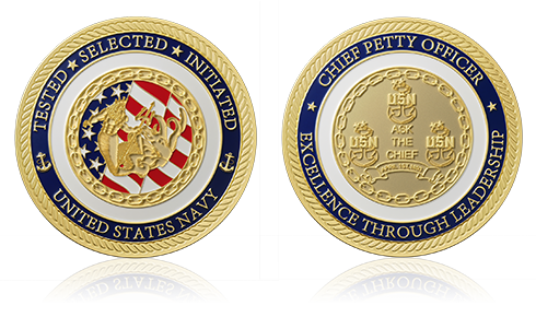 Navy Ship Challenge Coins