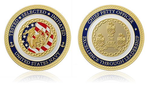 Navy Ship Challenge Coins